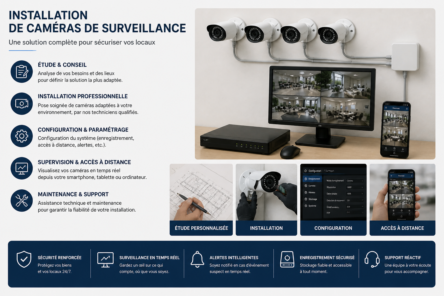 Installation Caméras 4K